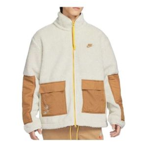 Nike Sportswear Essentials Sherpa Jacket 'White' FV4022-072 sold by KicksCrew