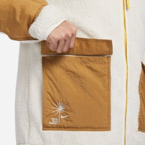 Nike Sportswear Essentials Sherpa Jacket 'White' FV4022-072 sold by KicksCrew