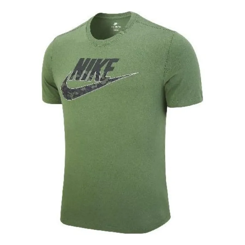 Nike Sportswear Logo T-Shirt 'Green' DB5039-326 sold by KicksCrew