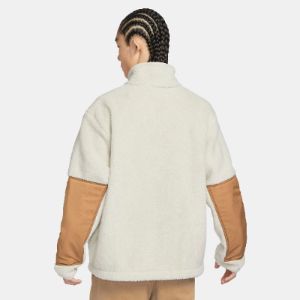 Nike Sportswear Essentials Sherpa Jacket 'White' FV4022-072 sold by KicksCrew