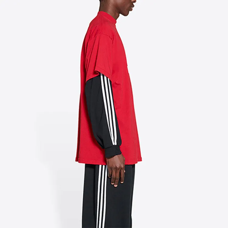 Balenciaga x adidas Oversized T-Shirt 'Red' 712398TNVA66278 sold by KicksCrew product image thumbnail 5