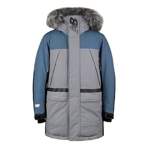 New Balance Warm Winter Down Parka 'Grey Blue' NP943041-GR sold by KicksCrew