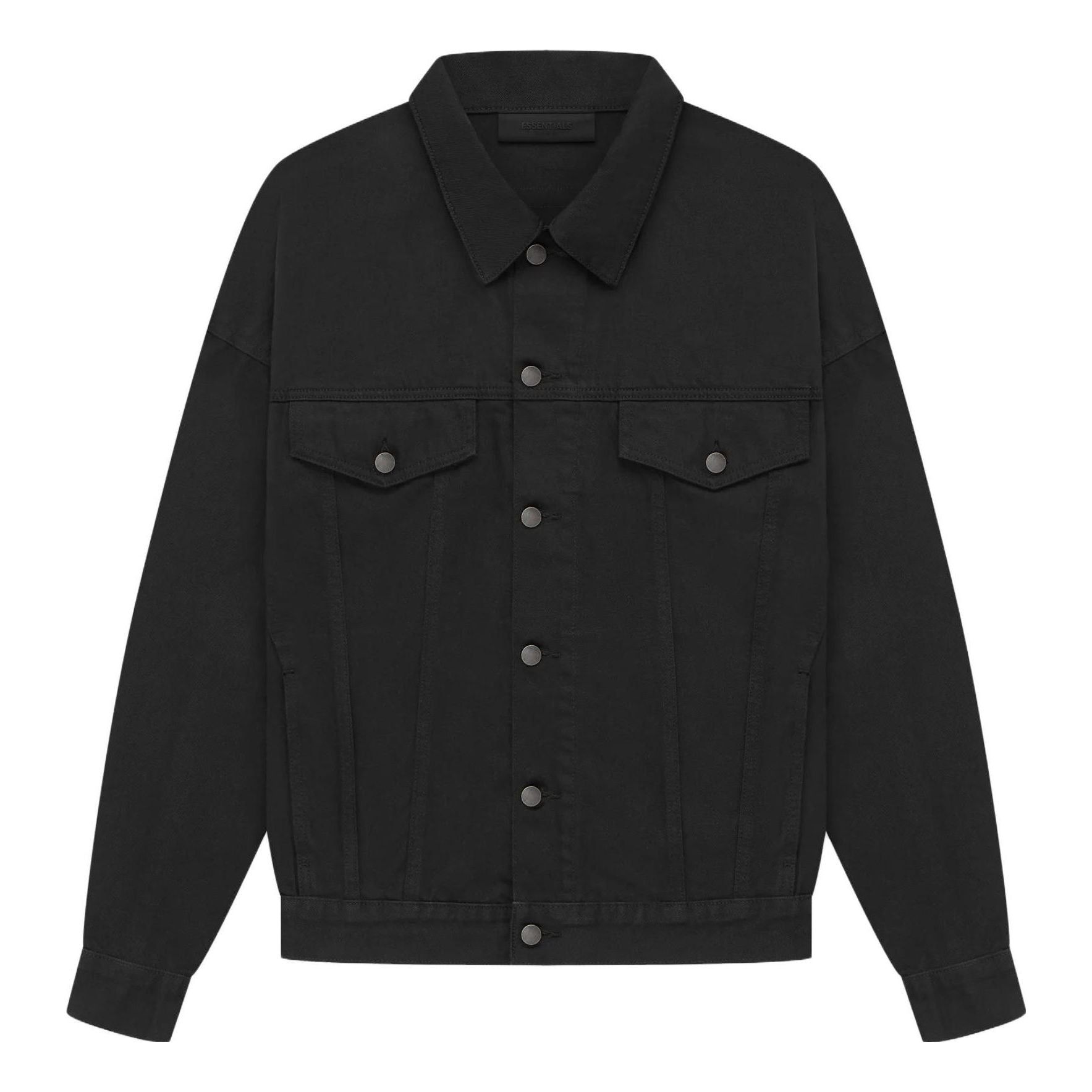Fear of God Essentials The Black Collection Denim Jacket 'Jet Black' 202SP234270F sold by KicksCrew