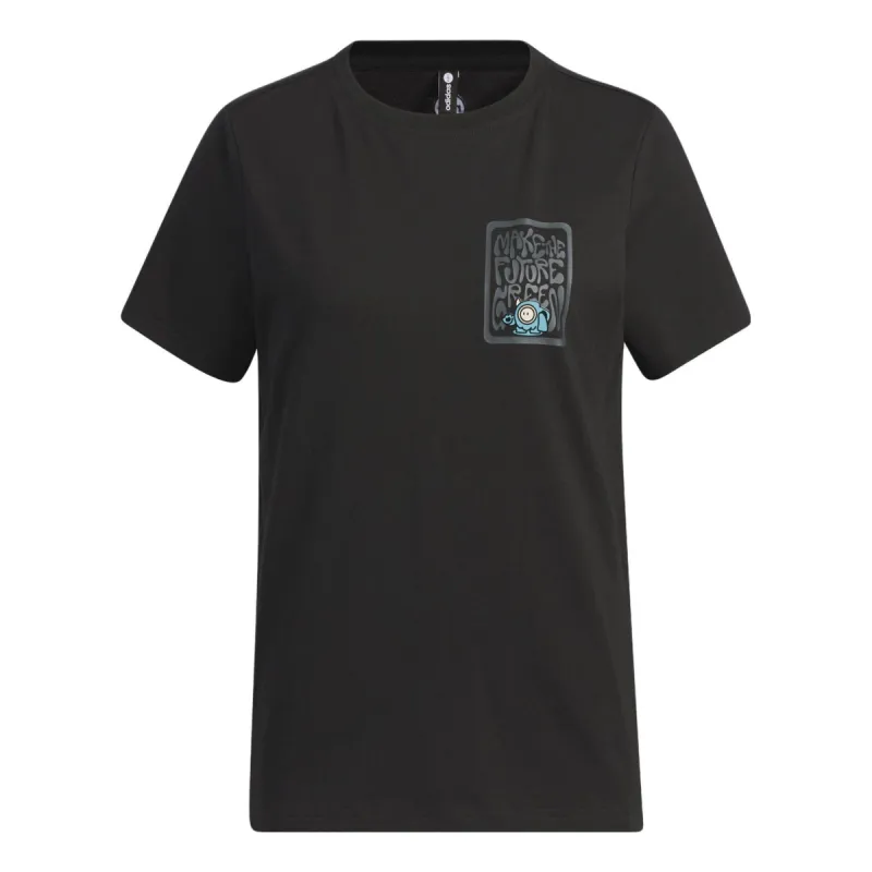 (WMNS) Adidas Neo CESP T-Shirts 'Black' IK6028 sold by KicksCrew