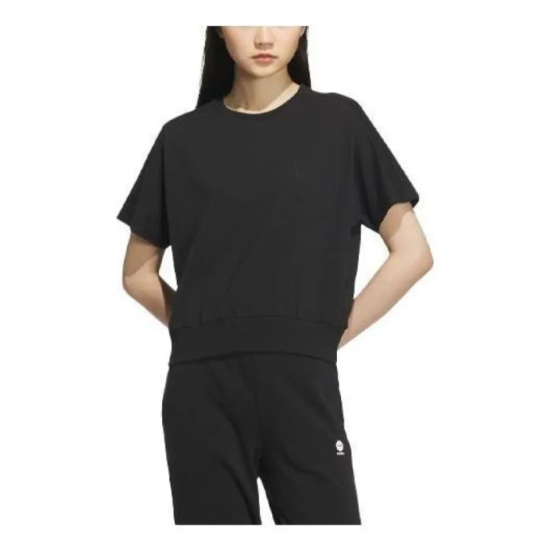 (WMNS) Adidas Neo T-Shirts 'Black' IP3899 sold by KicksCrew