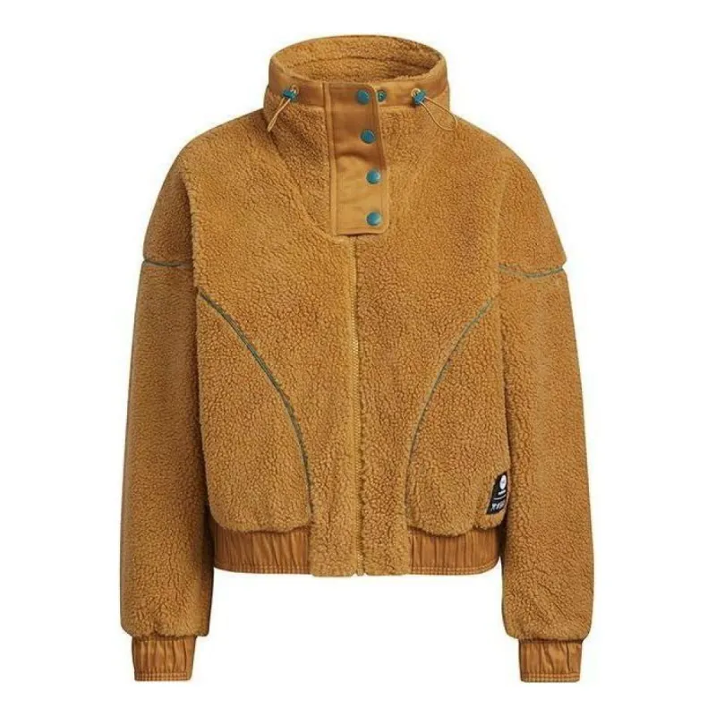 (WMNS) Adidas Neo x Jujutsu Kaisen Jackets 'Brown' HZ2421 sold by KicksCrew