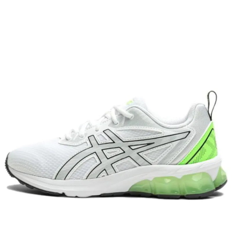 (GS) ASICS Gel-Quantum 90 4 'White Bright Lime' 1204A135-101 sold by KicksCrew