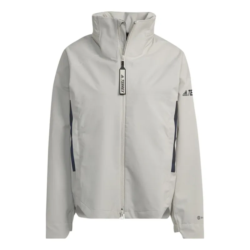 (WMNS) Adidas Terrex CT Myshelter RAIN.RDY Jackets 'Beige' HG6024 sold by KicksCrew