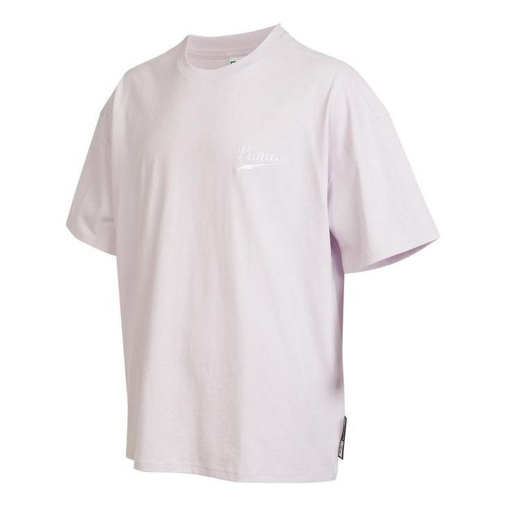Puma Logo Tee 'Pink' 537874-17 sold by KicksCrew