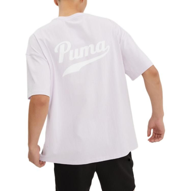 Puma Logo Tee 'Pink' 537874-17 sold by KicksCrew product image thumbnail 3