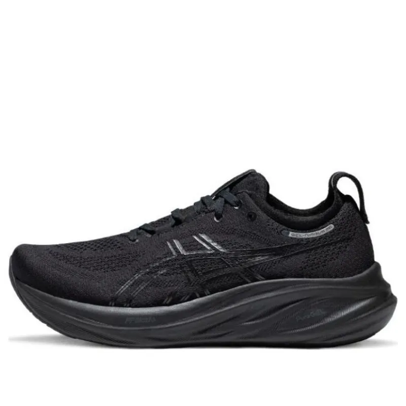 ASICS Gel-Nimbus 26 Wide 'Triple Black' 1011B795-002 sold by KicksCrew