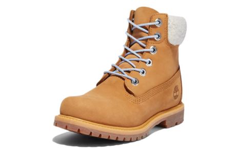(WMNS) Timberland Premium 6 Inch Waterproof Boot 'Wheat Nubuck and Blue' A2JRC231 sold by KicksCrew