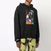 HERON PRESTON FW21 Split Herons Hoodie 'Black' HMBB021F21JER0011022 sold by KicksCrew