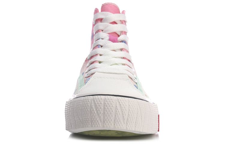 (WMNS) Li-Ning x LINE FRIENDS WeiWu Canvas Hi Shoes 'Pink White' AGCQ594-2 sold by KicksCrew product image thumbnail 4