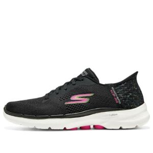 (WMNS) Skechers Go Walk 6 Slip In 'Black Multicolor' 124627-BKMT sold by KicksCrew