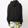 HERON PRESTON FW21 Split Herons Hoodie 'Black' HMBB021F21JER0011022 sold by KicksCrew