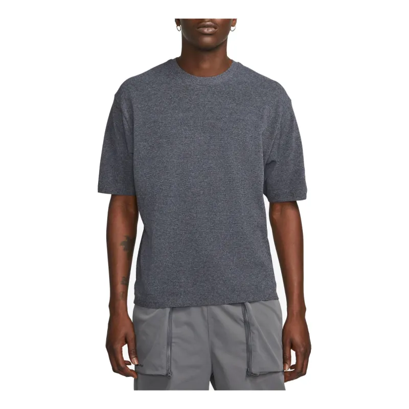 Nike Tech Pack Engineered Knit T-shirt 'Grey' DV9983-032 sold by KicksCrew