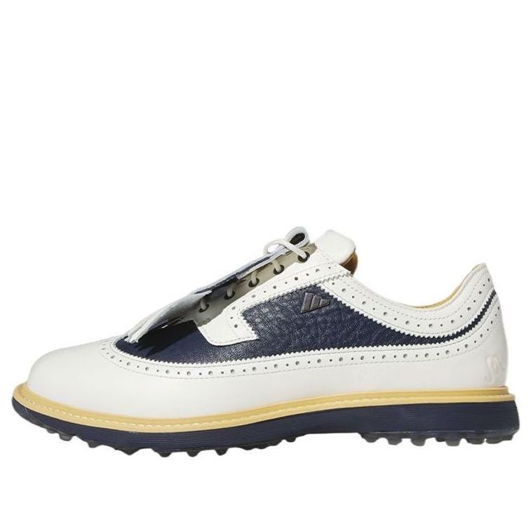 adidas x Malbon MC87 Spikeless Golf 'Off White Collegiate Navy' IF8648 sold by KicksCrew