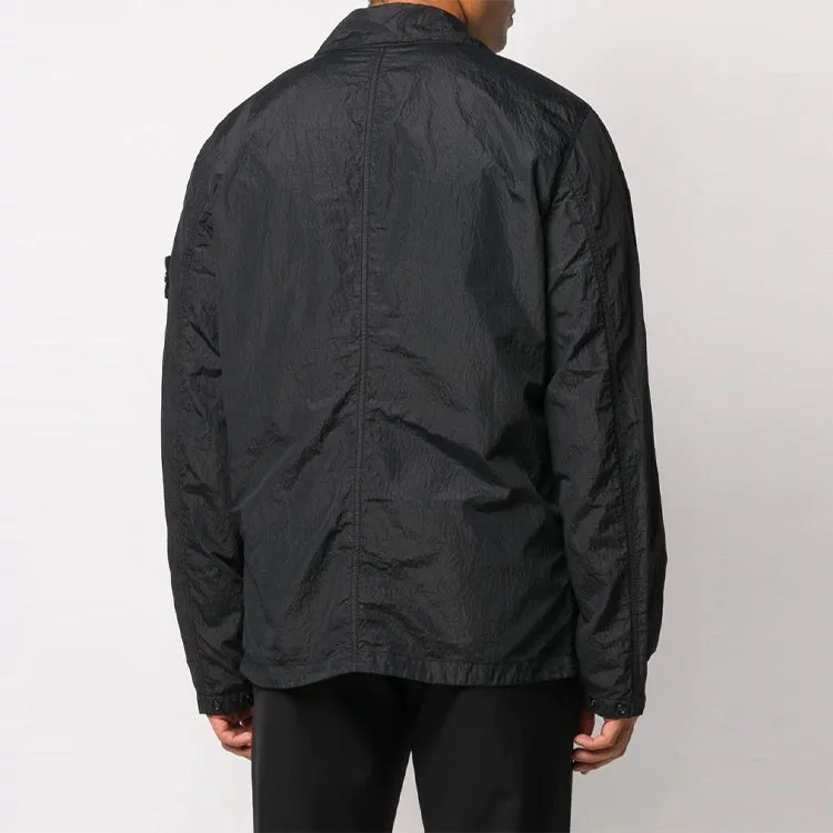 STONE ISLAND Seersucker-TC Jacket 'Black' 721544229-V0029 sold by KicksCrew product image thumbnail 4