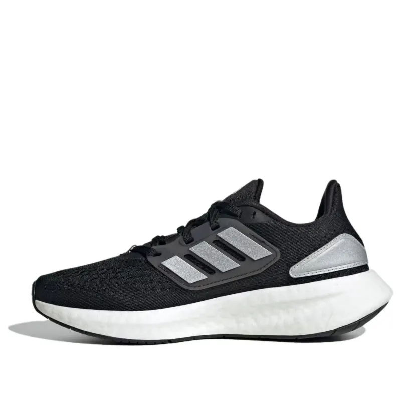 (GS) adidas Pureboost 22 'Black Silver Metallic' IF5547 sold by KicksCrew