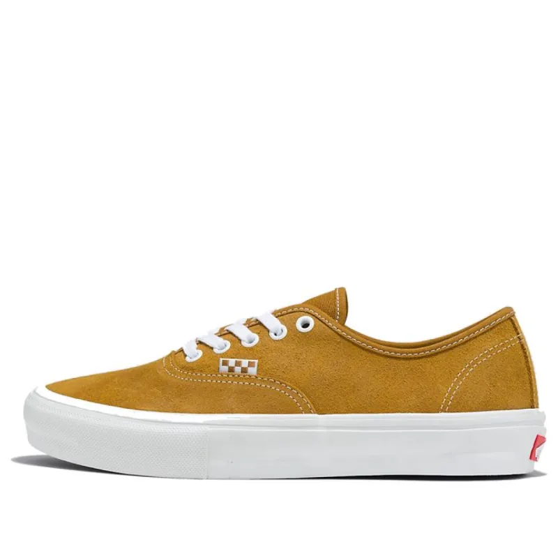 Vans Skate Authentic Leather 'Brown White' VN0A5FC81M7 sold by KicksCrew