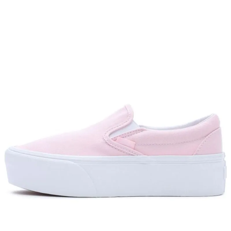 Vans Classic Slip-On Stackform 'Pink White' VN0A7Q5RZXK sold by KicksCrew