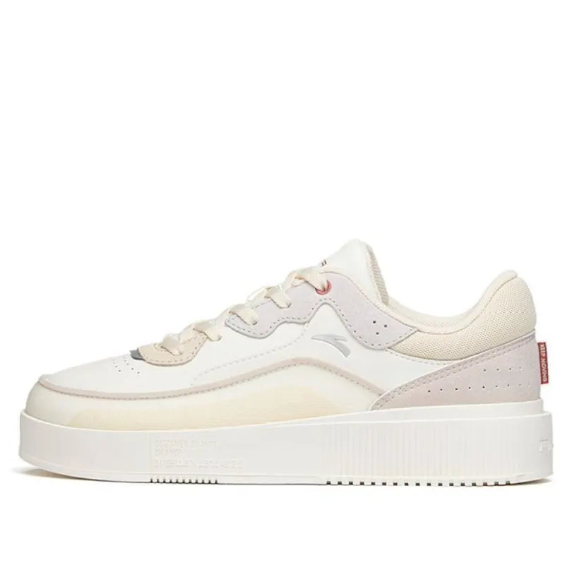 (WMNS) ANTA Sport Casual Skate Shoes 'White Grey Yellow' 922148031-3 sold by KicksCrew