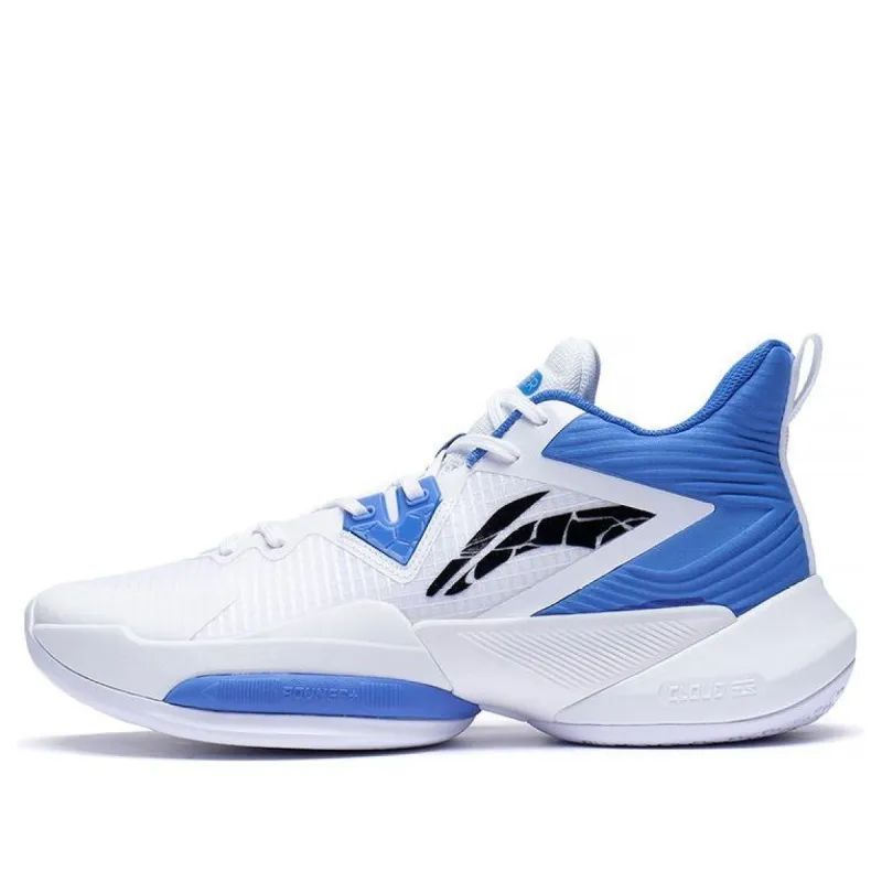 Li-Ning Power 8 Mid 'White Blue' ABPS073-2 sold by KicksCrew