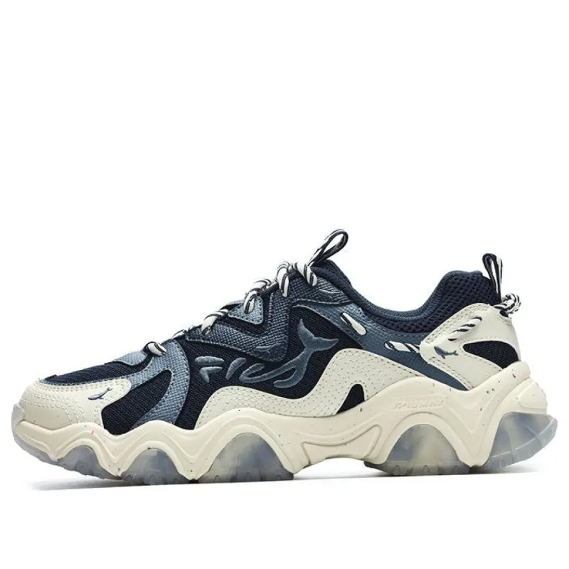 (WMNS) FILA Fluid 4 Sneakers 'Blue White' F12W242132FWD sold by KicksCrew