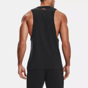 Under Armour Project Rock Brahma Bull Tank Top 'Black Orange' 1361721-001 sold by KicksCrew