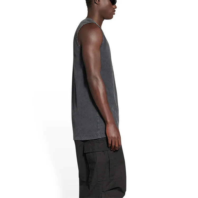 Balenciaga Property Loose Tank Top 'Washed Black' 697880TMVI11055 sold by KicksCrew product image thumbnail 5
