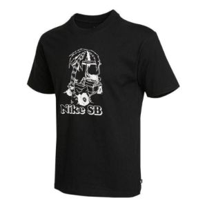 Nike SB Skateboard Sports Printing Loose Knit Short Sleeve 'Black' DD1309-010 sold by KicksCrew