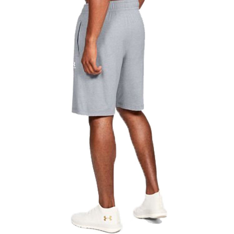Under Armour Sportstyle Cotton Shorts 'Light Steel Grey' 1329299-035 sold by KicksCrew product image thumbnail 4