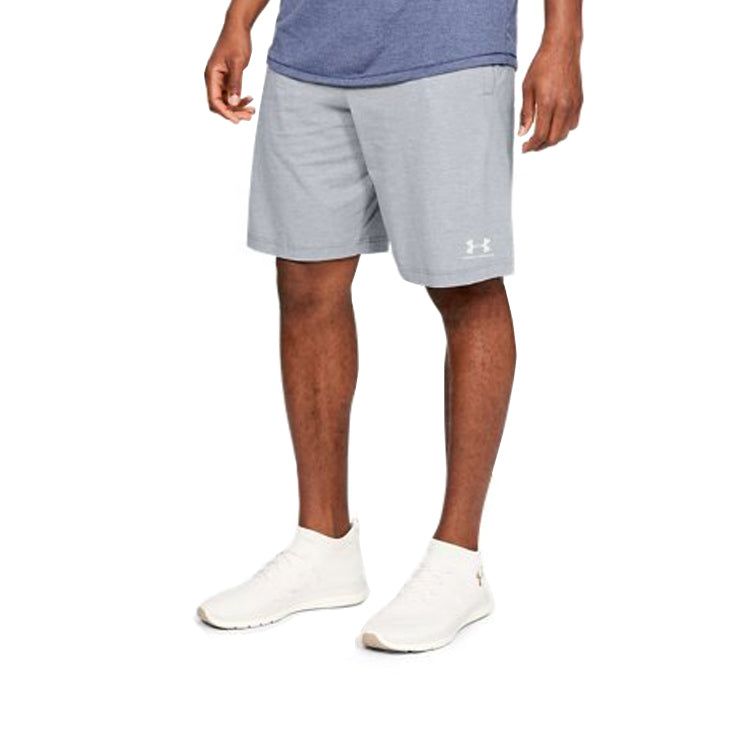 Under Armour Sportstyle Cotton Shorts 'Light Steel Grey' 1329299-035 sold by KicksCrew product image thumbnail 3