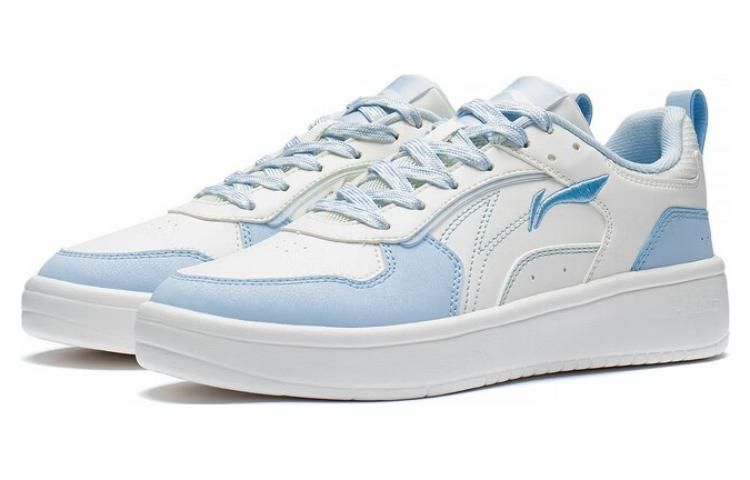 (WMNS) Li-Ning Xingchuan Skate Sneakers 'White Blue' AGCT148-4 sold by KicksCrew product image thumbnail 3