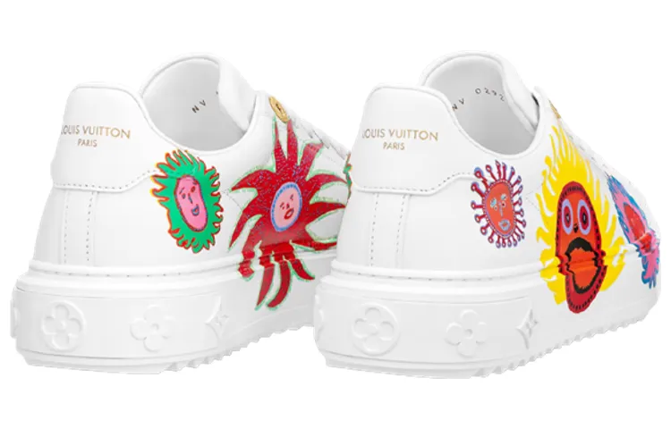 (WMNS) LOUIS VUITTON x YK ACADEMY Time Out Sneakers 'White with Icons' 1ABD7Z sold by KicksCrew product image thumbnail 4