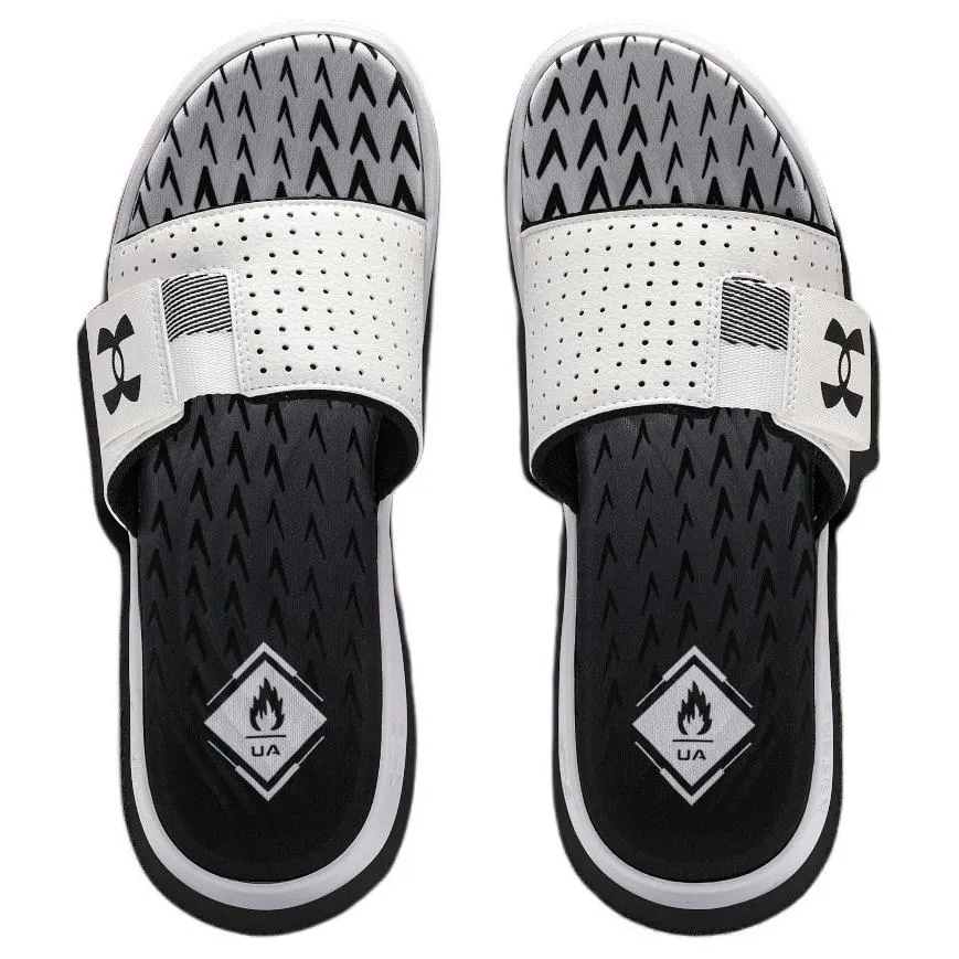 Under Armour Mercenary Slippers 'White Black' 3027252-100 sold by KicksCrew product image thumbnail 4