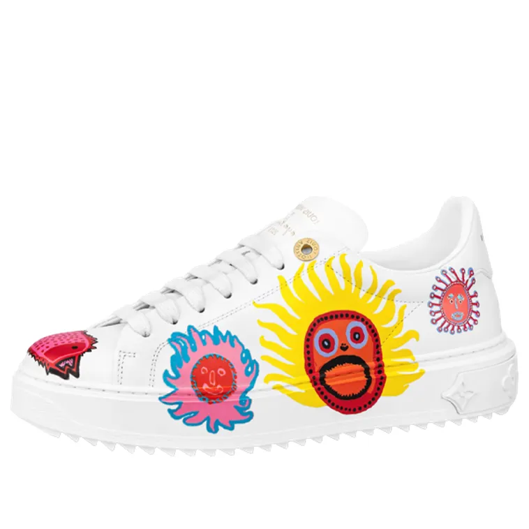 (WMNS) LOUIS VUITTON x YK ACADEMY Time Out Sneakers 'White with Icons' 1ABD7Z sold by KicksCrew