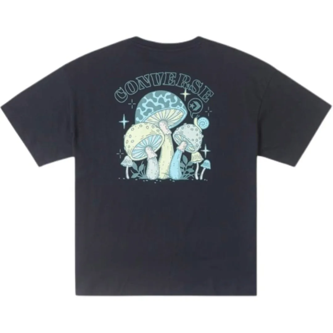 (WMNS) Converse Mushroom Graphic T-Shirt 'Black Teal' 10026363-A01 sold by KicksCrew product image thumbnail 2