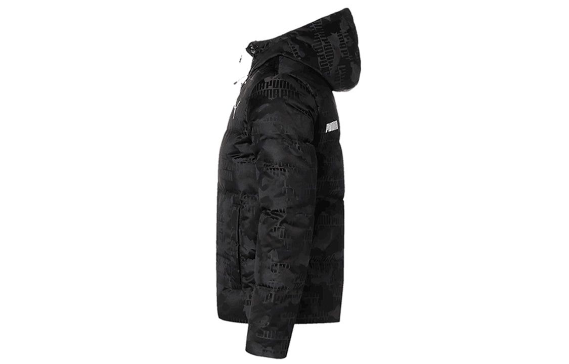 Puma Camo Down Jacket 'Black White' 585532-01 sold by KicksCrew product image thumbnail 2