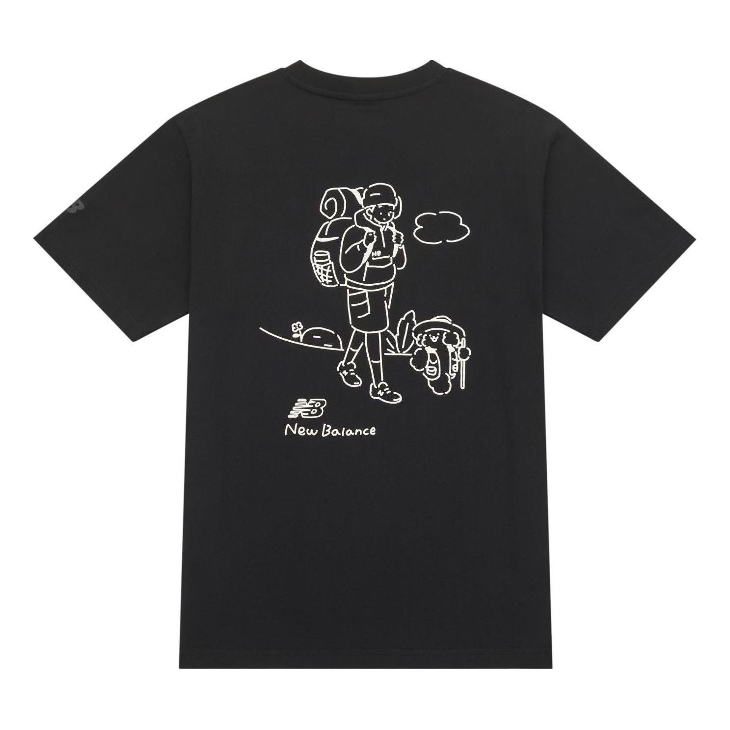 New Balance Hiking Graphic T-Shirt 'Black' AMT42339-BK sold by KicksCrew