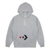 COMME des GARCONS PLAY x Converse Play Together Hoodie 'Grey' AE-T304-051-1 sold by KicksCrew