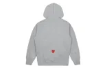 COMME des GARCONS PLAY x Converse Play Together Hoodie 'Grey' AE-T304-051-1 sold by KicksCrew