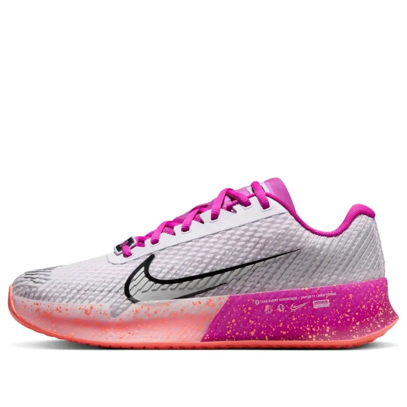 (WMNS) Nike Court Vapor 11 HC Premium 'Barely Grape Metallic Silver' FQ7266-500 sold by KicksCrew