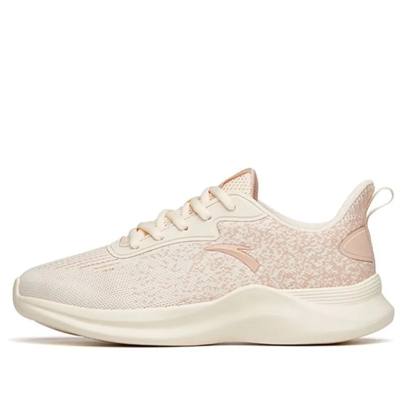 (WMNS) ANTA Running Sneakers 'Cream White Pink' 922145575-4 sold by KicksCrew