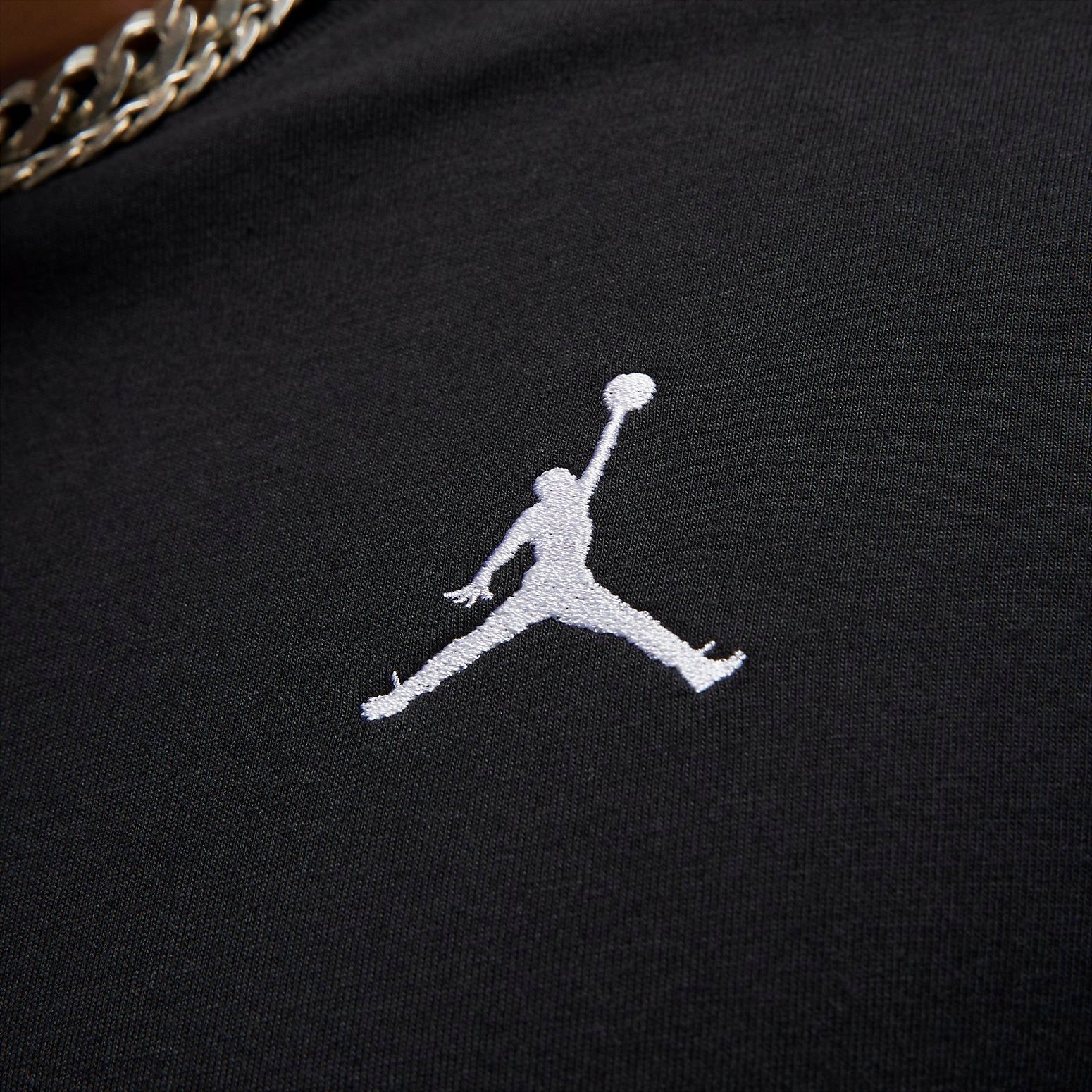 Air Jordan Brand Logo T-Shirt 'Black' DX9597-010 sold by KicksCrew product image thumbnail 2