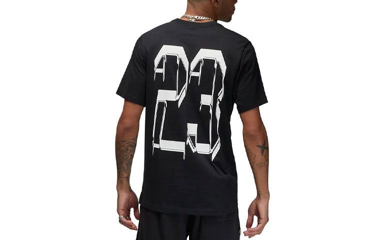 Air Jordan Brand Logo T-Shirt 'Black' DX9597-010 sold by KicksCrew product image thumbnail 4