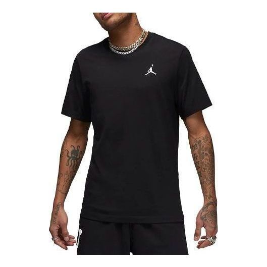 Air Jordan Brand Logo T-Shirt 'Black' DX9597-010 sold by KicksCrew