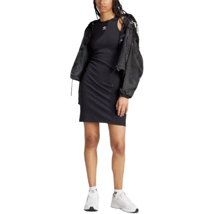 (WMNS) adidas Originals Essentials Rib Tank Dress 'Black' IT9881 sold by KicksCrew product image thumbnail 3