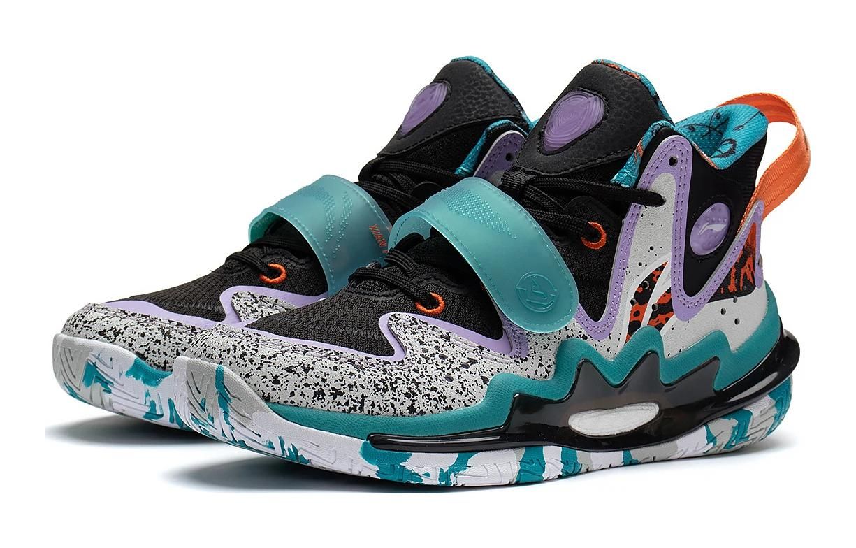 (GS) Li-Ning Premium 3 'Grey Green Blue' YKBT002-1 sold by KicksCrew product image thumbnail 3